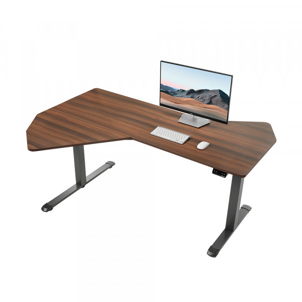 Eureka Ergonomic EDI FS Office Standing Desk, Walnut  